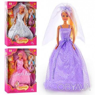 Лялька Кукла Defa Lucy 6003 Наречена Невеста
представлена в наборі зі святковим . . фото 1