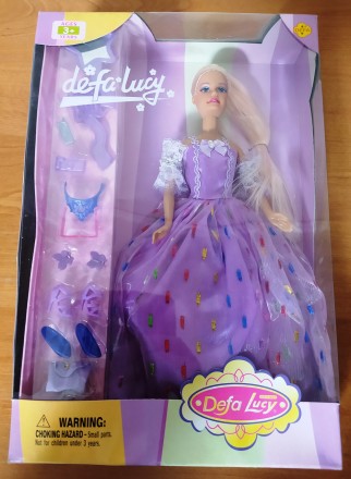 Лялька Кукла Defa Lucy 20955 Наречена Невеста
представлена в наборі зі святковим. . фото 3