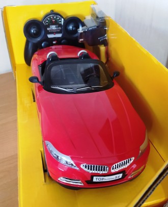 Машина з пультом радіокерування BMW Z4 РОДСТЕР 35 см, на акумуляторі, світло, зв. . фото 3