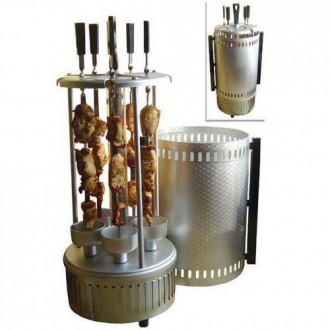 Электрошашлычница используется в бытовых условиях для приготовления шашлыка и др. . фото 5