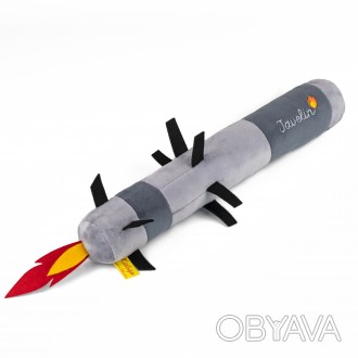 М'яка іграшка у вигляді ракети Javelin від українського виробника KidsQo Від. . фото 1