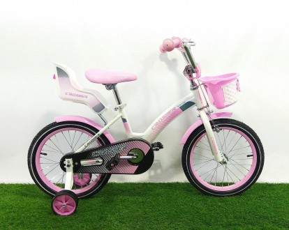Велосипед для девочек Crosser Kids Bike оснащен дополнительными колесиками, кото. . фото 4