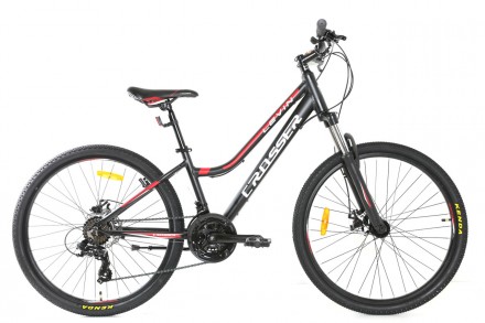  Crosser Levin 26 ― велосипед для девушек с легкой алюминиевой рамой. Удобный и . . фото 3