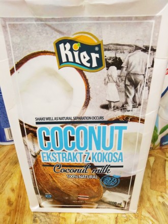 Кокосовое молоко Kier (Киер)  натуральный растительный продукт высочайшего качес. . фото 4