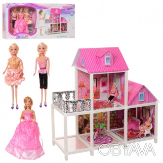 Двухэтажный домик для Барби . Очень яркий домик , в котором живут куколки входящ. . фото 1