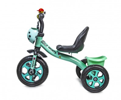 Велосипед детский трехколесный "Scale Sport". Бирюзовый
Детский металлический тр. . фото 3