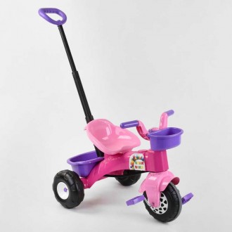 Велосипед трехколесный с родительской ручкой Pilsan Pink/Purple (102768). Суми. фото 1 Велосипед трехколесный с родительской ручкой Pilsan Pink/Purple (102768). Суми. фото 1