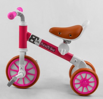  Детский трехколесный велосипед с Eva колесами, от 1.5 лет, мягкое сиденье, накл. . фото 5