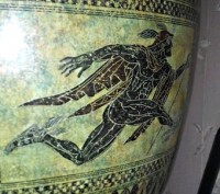 Ручная роспись ваз по легендам и мифам древней Греции. Технология необычная, инт. . фото 13