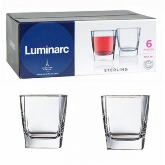 Набор низких стаканов Luminarc Stterling N0755 (300мл) - 6шт. . фото 3