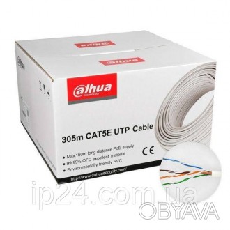 Сетевой кабель UTP (витая пара без экрана). 
	Компания производитель Dahua.
	ТЕХ. . фото 1