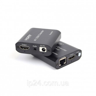 AL-331HD HDMI 4K подовжувач через Ethernet з аудіо і повторювачем відеовходу на . . фото 3