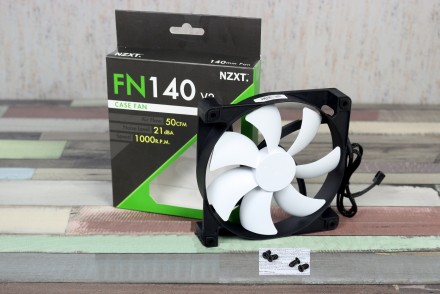 Вентилятор NZXT FN V2 Case Fan Series 140 mm (RF-FN142-RB) новий

Вентилятор N. . фото 4