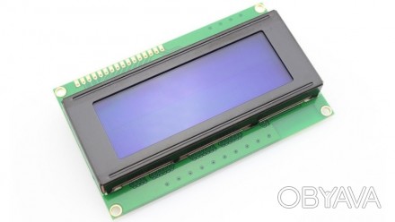  LCD Дисплей 20x4 (2004A белый текст на синем фоне​). Совместим с Arduino LCD би. . фото 1