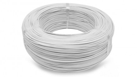 Монтажный кабель силиконовый 26awg UL3239 1.5мм 180 белый 1м. Провод выполнен из. . фото 2