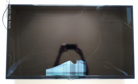 Плата снята с работоспособного телевизора Samsung UE40H4200AK с механическим пов. . фото 6
