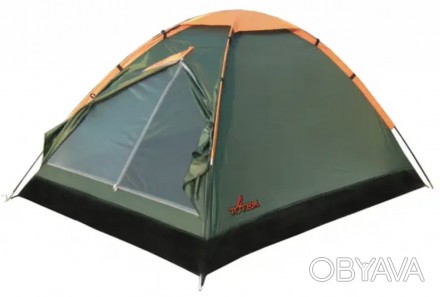Палатка Totem Summer 4 TTT-029 Легкая однослойная летняя четырехместная палатка . . фото 1