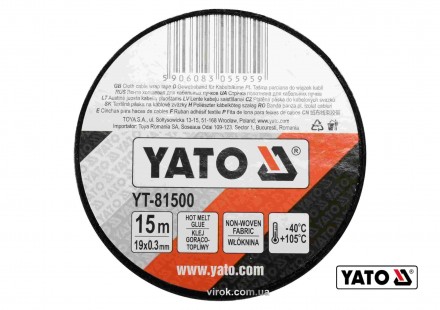 Високотемпературна стрічка YATO YT-81500
Стрічка YATO YT-81500 призначена для за. . фото 4