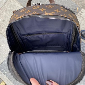 
Женский городской рюкзак сумка в стиле Луи Витон, сумка-рюкзак эко кожа бежевый. . фото 6