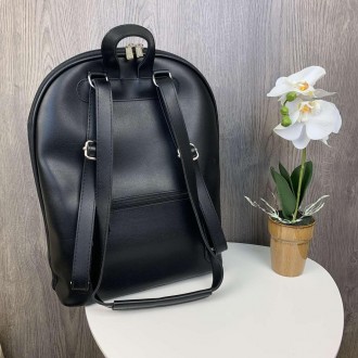 
Женский городской рюкзак сумка трансформер черный, сумка-рюкзак женская 2 в 1 ф. . фото 5