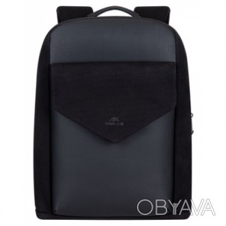 Рюкзак для ноутбука RivaCase 14" 8524 Cardiff, Black (8524Black). . фото 1