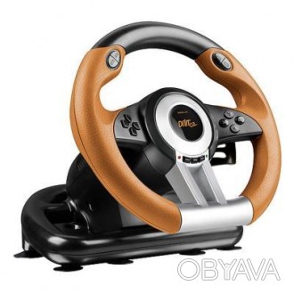 Гоночный руль для ПК Speedlink Drift O.Z. Racing Wheel PC (SL-6695-BKOR-01)Особе. . фото 1