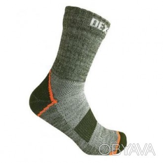  Водонепроницаемые носки DexShell Terrain Walking Ankle Socks изготовлены на осн. . фото 1