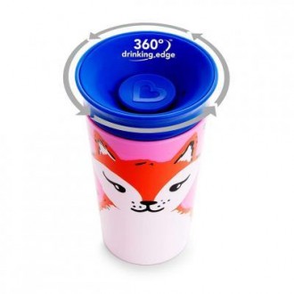 Дизайн чашки-непроливайки Miracle 360° Sippy 266 мл разработан в результате сотр. . фото 4