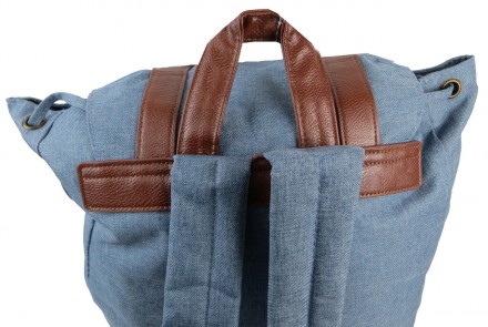 Ретро-рюкзак городской Retro-Ruscksack голубой
Описание товара:
	Одно основное о. . фото 6