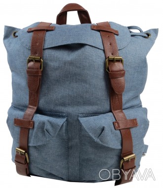 Ретро-рюкзак городской Retro-Ruscksack голубой
Описание товара:
	Одно основное о. . фото 1
