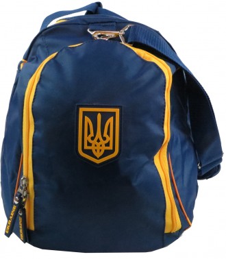 Дорожная, спортивная сумка 45L Kharbel с символикой Украины C195M navy, синяя
Оп. . фото 9
