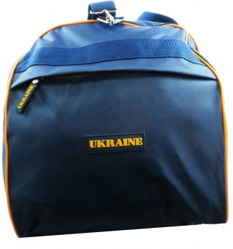 Большая дорожно-спортивная сумка 80L Kharbel с символикой Украины C220L navy, си. . фото 10