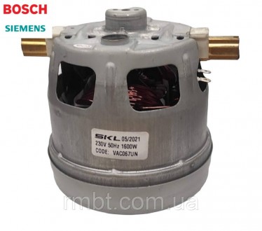 Фирма-производитель: SKL
Мотор для пылесоса Bosch 1600W VAC067UN
Аналог оригинал. . фото 4