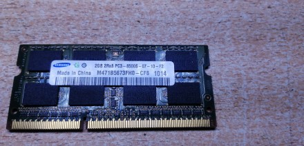 Оперативная память Samsung 2GB DDR3 для ноутбука.. Київ. фото 1 Оперативная память Samsung 2GB DDR3 для ноутбука.. Київ. фото 1