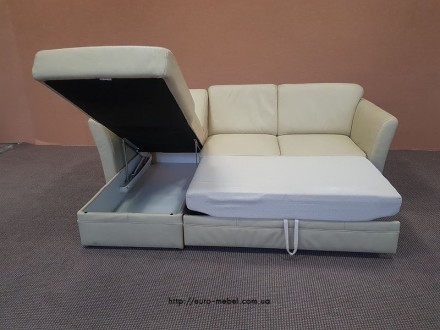 Шкіряний кутовий диван Etap Sofa.
Диван розкладний модерновий, повністю обтягнут. . фото 10