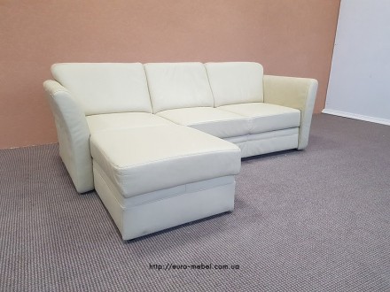 Шкіряний кутовий диван Etap Sofa.
Диван розкладний модерновий, повністю обтягнут. . фото 3