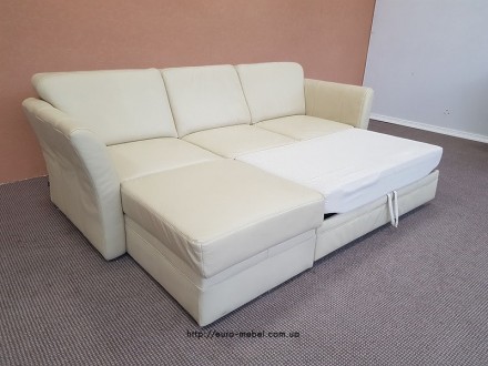 Шкіряний кутовий диван Etap Sofa.
Диван розкладний модерновий, повністю обтягнут. . фото 2