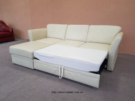 Шкіряний кутовий диван Etap Sofa.
Диван розкладний модерновий, повністю обтягнут. . фото 6
