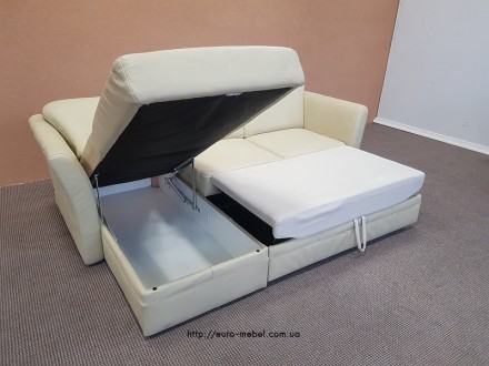 Шкіряний кутовий диван Etap Sofa.
Диван розкладний модерновий, повністю обтягнут. . фото 4