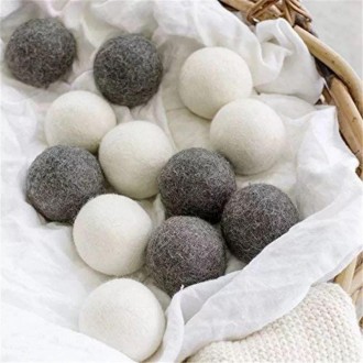 Шерстяные мячики для сушки / Еко-шары Dryer Balls / Шерстяные шарики для сушилки. . фото 7