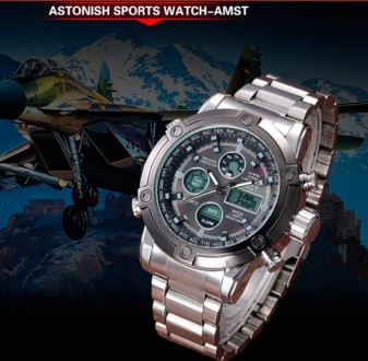  AMST –легендарный бренд мужских наручный часов, его «фишка» - военный дизайн, к. . фото 8