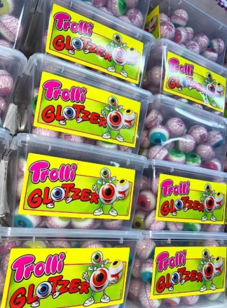 Желейные конфеты Trolli Глаза Тролли 60 шт 1200g Германия
Жевательный мармелад . . фото 13