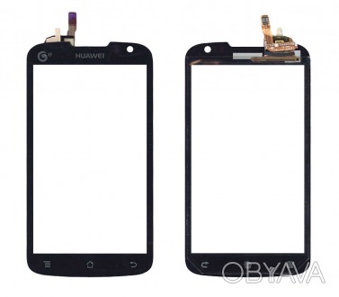 Тачскрин (Сенсорное стекло) для смартфона Huawei U8828 черный. . фото 1