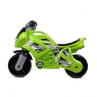 Мотоцикл имеет оригинальный спортивный дизайн, как у настоящего байку. Детям буд. . фото 2