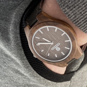 Дерев'яний наручний годинник "SkinWood"
Представляємо Вашій увазі однойменний де. . фото 8