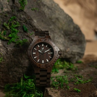 Дерев'яний наручний годинник "BlackWood"
Оригінальний годинник BlackWood виготов. . фото 4