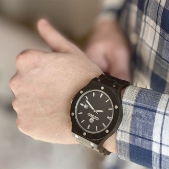 Дерев'яний наручний годинник "BlackWood"
Оригінальний годинник BlackWood виготов. . фото 19