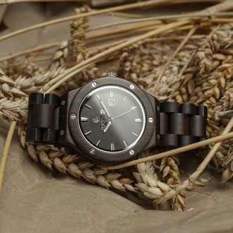 Дерев'яний наручний годинник "BlackWood"
Оригінальний годинник BlackWood виготов. . фото 14