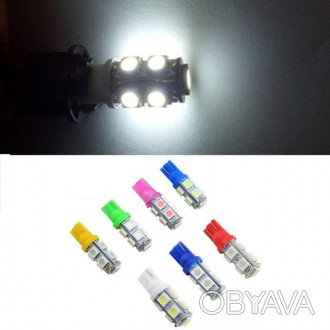 Светодиодные лампы 9 SMD белыезеленые. красные, синие, желтые под заказ Цоколь: . . фото 1