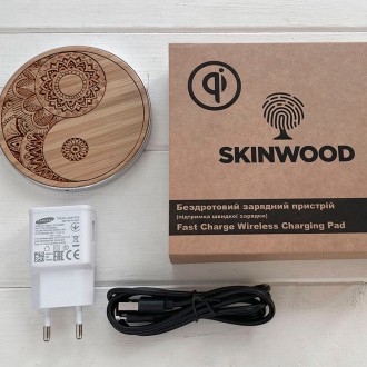 Беспроводная зарядка для телефона от SkinWood
SkinWood Fast Charger – беспроводн. . фото 8